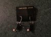 (image for) Earrings, Fishing, New, Brown, Silver Wires, FE1