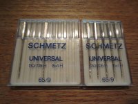 (image for) Schmetz, 130/705H 15x1H, 65/9, Item N2, 7 Needles