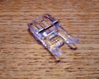 (image for) Piping Foot, Clear, Snap-on, Item PF123