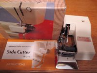 (image for) Serging Foot Side Cutter, Ruby RCT-8, Janome, Low Shank