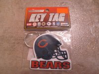 (image for) NFL Chicago Bears Helmet Logo Key Ring Tag Keychain (118)