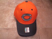 (image for) NFL Chicago Bears Orange & Navy Blue Baseball Hat, T969Z (140)
