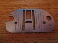 (image for) Needle Plate, Zig-zag, A, Singer 9010 & others, Item NP985