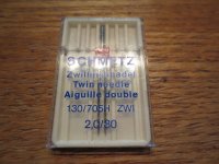 (image for) Schmetz, 130/705H ZWI, 2,0/80, Item N8, 2 Twin Needles