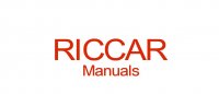 (image for) Riccar Service Manuals, Original